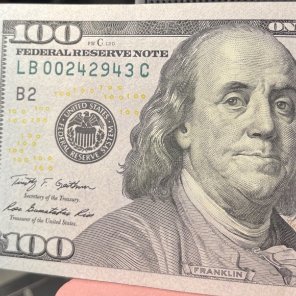 $100 Dollar 2009 Low #LB 00242943 C #205806876275 - Picture 1 of 7